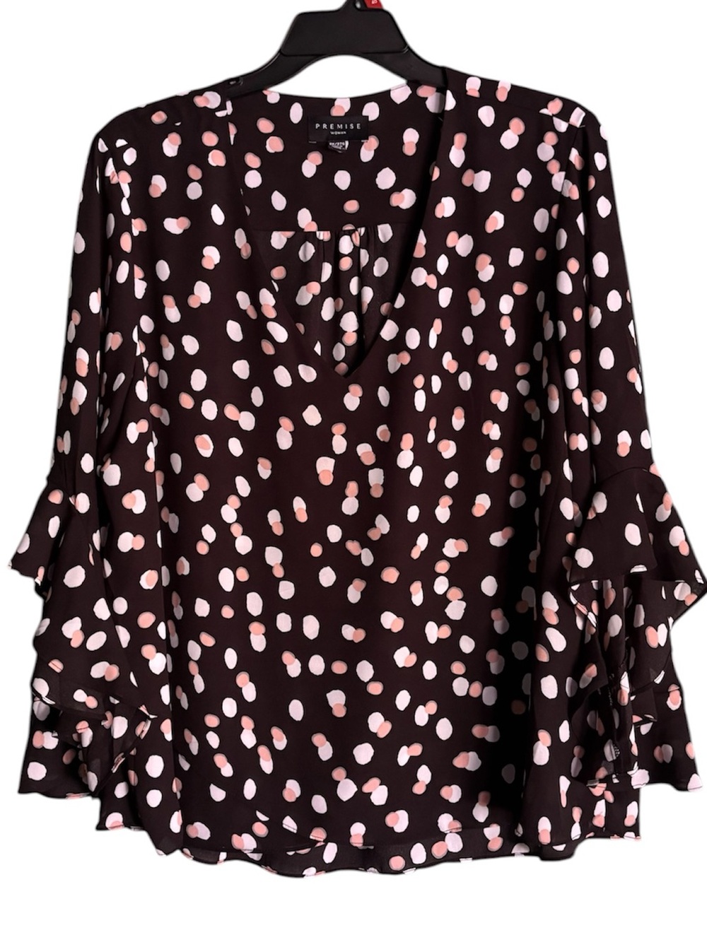Premise Woman Ruffle Sleeves Blouse Size 2X